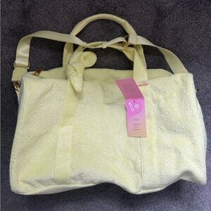 NWT Stoney Clover Lane for Target Terry Embossed Duffel Bag